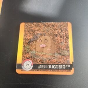 1999 Artbox Pokemon Action Flipz - Premier Edition-#09 Diglett/Dugtrio